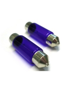 Lampada T11 C5W 36mm SV8.5 12V 5W Siluro Con Effetto Xenon Bianco 2