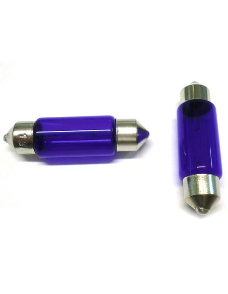 Lampada T11 C5W 36mm SV8.5 12V 5W Siluro Con Effetto Xenon Bianco