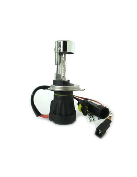 Lampada Xenon H4 H/L bixenon 8000K (Solo Lampada) Nuovo Modello Piu Potente