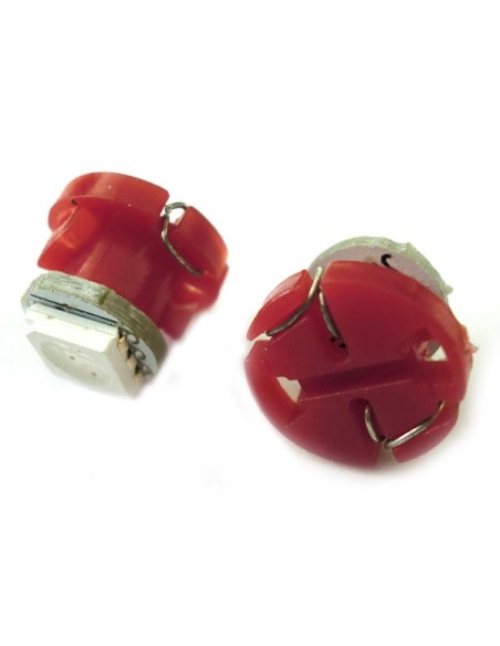Lampadina Led T4.2 1 Smd 5050 Rosso Luci Cruscotti e Strumentazioni 12V DC