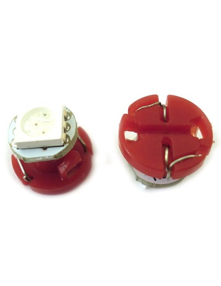 Lampadina Led T4.2 1 Smd 5050 Rosso Luci Cruscotti e Strumentazioni 12V DC