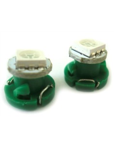 Lampadina Led T4.7 1 Smd 5050 Verde Luci Cruscotti e Strumentazioni 12V DC