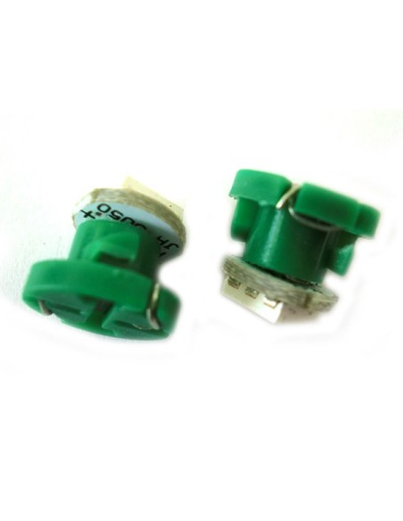 Lampadina Led T4.7 1 Smd 5050 Verde Luci Cruscotti e Strumentazioni 12V DC