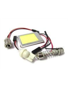Pannello Lampada Led COB 24 Chip 12V 4,8W 38X27mm Siluro T11 Regolabile T10 W5W BA9S T4W