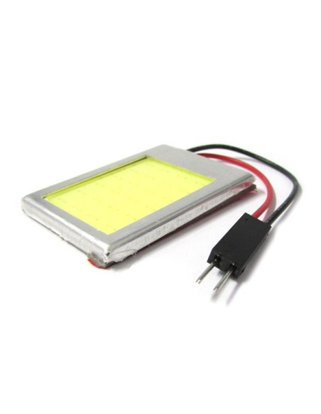 Pannello Lampada Led COB 24 Chip 12V 4,8W 38X27mm Siluro T11 Regolabile T10 W5W BA9S T4W