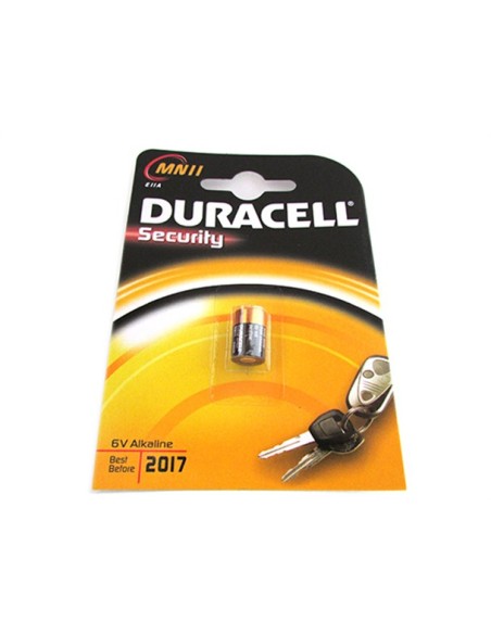 Pila Batteria Duracell Alkaline MN11 E11A Security 6V Per Dispositivi di Sicurezza Telecomando Auto