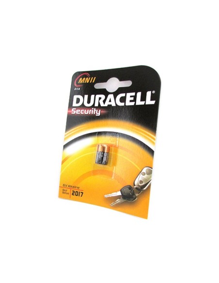 Pila Batteria Duracell Alkaline MN11 E11A Security 6V Per Dispositivi di Sicurezza Telecomando Auto