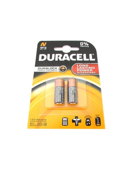 Pila Batteria Duracell Alkaline MN9100 LRI/KN 1,5V Duralock Confezione Da 2 Pile
