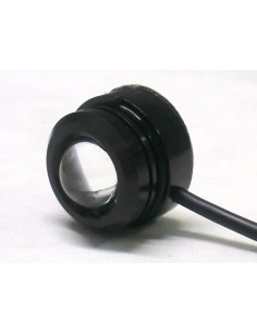 Power Led A Bottone 1,5W 12V Bianco Freddo Dissipatore Alluminio Per DRL Daylight 2