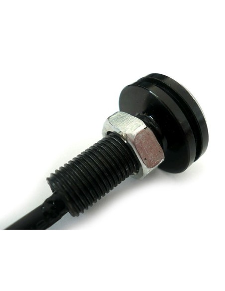 Power Led A Bottone Modello Slim 12V 2W Bianco Freddo IP67 Eagle Eye Led Luci Diurne Carcassa Nera