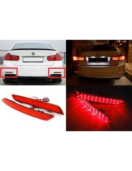 Kit 2 Fanali Posteriori A Led Rosso Per BMW Serie 3 4 F30 F31 F32 F33 F34 F35 F36 316d 316i 318d 320d 320i 320Li