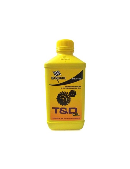 BARDAHL T&ampD Oil SAE 85W140 Lubrificante Speciale Per Trasmissioni Manuali e Differenziali Ingranaggi 1 LT