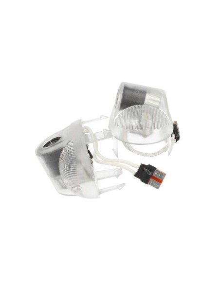 Kit Luci Led Logo Proiettori Auto Portiere Mazda 8 Senza Modifica Plug &amp Play