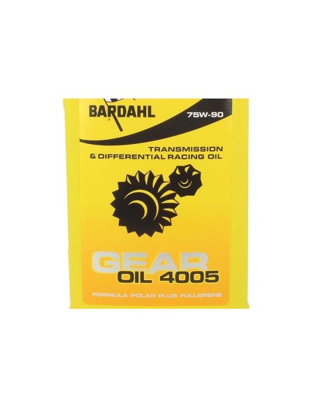 BARDAHL Gear Oil 4005 SAE Racing 75W90 Transmission &amp Differential Oil 1 LT