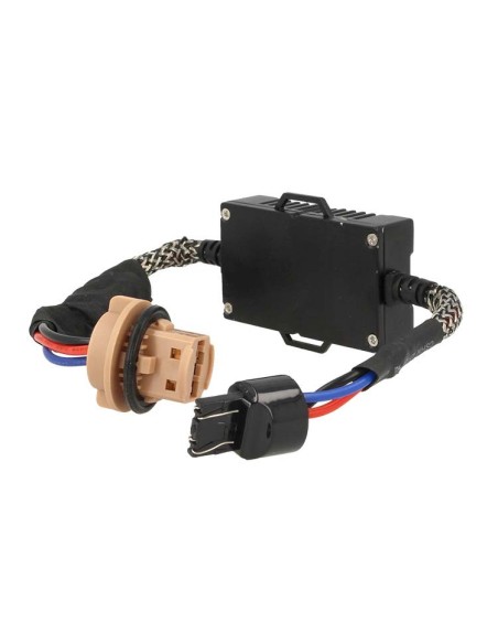 Led Digital Warning Canceller 7443 T20 W21/5W Doppio Filamento 20W 12V Filtro Resistenza