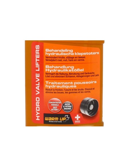 WARM UP Hydro Valve Lifters HVL300 Trattamento Punterie Idrauliche Antiusura Estreme Pressioni Pulitore 300ml