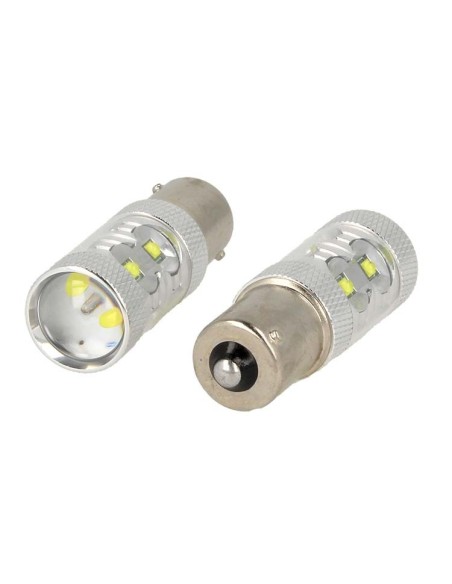 Lampada Led BA15S 1156 P21W 50W 12V 24V Canbus Luci Diurne Audi Q7 A3 A6 Fiat 500X Renault Megane 3