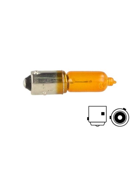 Lampada Alogena Micro Auto H21 BAW9s HY21W 12V 21W Arancione Amber Piedini Sfalsati Per Frecce Citroen DS5