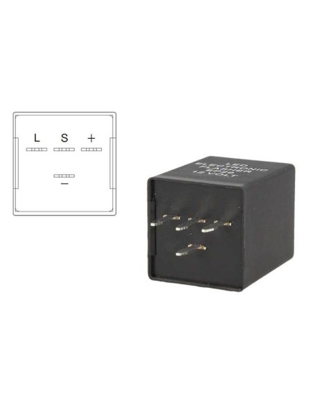 Flasher Led Lampeggiatore Rele Relay 4 Pin EP29 12V Per Frecce Led Universale