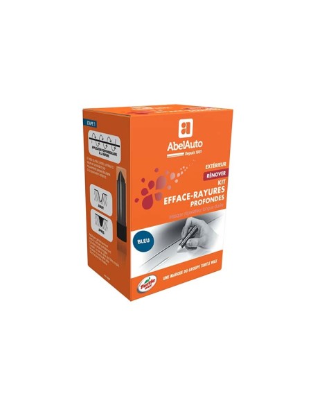 ABEL Auto Kit Rimuovi Elimina Cancella Graffi Profondi Colore Blu Per Auto Moto Pasta Abrasiva 50 ml Panno Microfibra 30x30cm In
