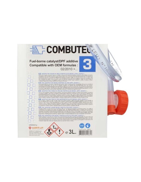 WARM UP COMBUTEC 3 CBT3-3 Cerina Additivo FBC OEM Per FAP Compatibile con Eolys Powerflex 3 Litri