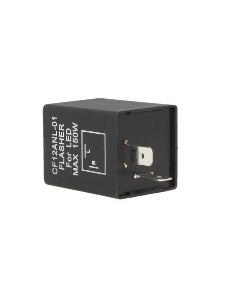 Flasher Led Lampeggiatore Rele Relay 2 Pin CF12 Positivo Sinistra 12V Per Frecce Led Auto Americane