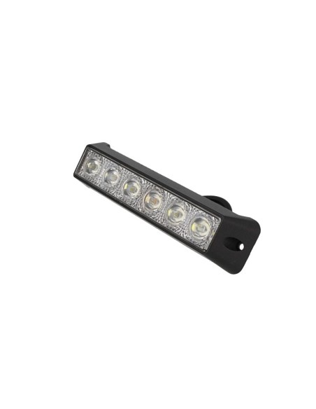 Fanale Luci Diurne A Led DRL Work Light Faro Da Lavoro 12V 24V 18W (6X3W) IP67 Bianco Flood