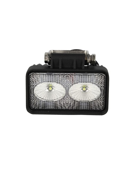 Fanale Rettangolare Luci Diurne A Led DRL Work Light Faro Da Lavoro 12V 24V 20W (2X10W) Cree IP67 Bianco