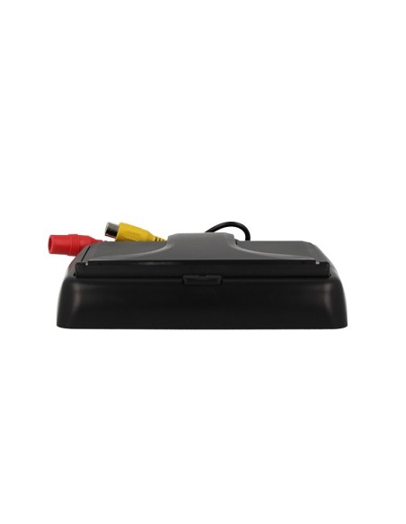 Monitor Richiudibile Pieghevole 4,3 Pollici Doppi Ingressi Video Per Massimo 2 Telecamere Auto Retromarcia 12V