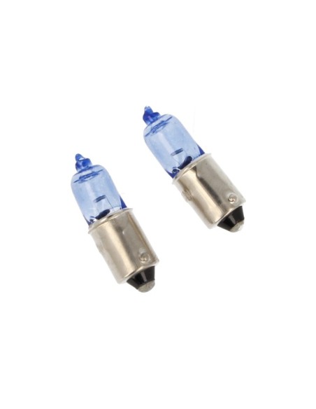 Lampada H10W 12V 10W BA9s Halogen Con Effetto Gas XENON Bianco 64113 LLB433A Piedi Dritti Per Luce Lettura Interna