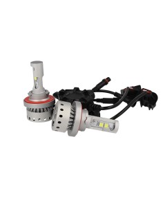 Kit Full Led Canbus H13 40/40W 5000 Lumens Con Ventilatore 12V 24V 4 Cree XHP 50 2