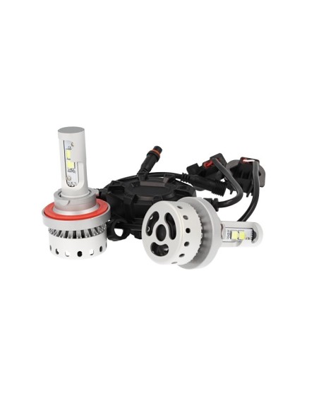 Kit Full Led Canbus H13 40/40W 5000 Lumens Con Ventilatore 12V 24V 4 Cree XHP 50