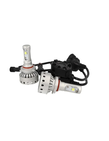 Kit Full Led Canbus HB3 9005 40W 5000 Lumens Con Ventilatore 12V 24V 2 Cree XHP 50