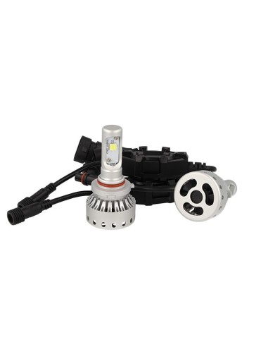 Kit Full Led Canbus HB3 9005 40W 5000 Lumens Con Ventilatore 12V 24V 2 Cree XHP 50