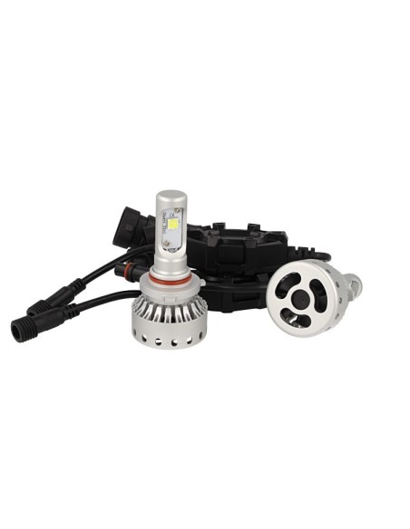 Kit Full Led Canbus HB3 9005 40W 5000 Lumens Con Ventilatore 12V 24V 2 Cree XHP 50