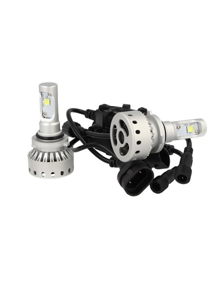 Kit Full Led HIR2 9012 40W 5000 Lumens Con Ventilatore Per Toyota Aygo IQ Prius Auris Opel Astra GTC Cascada Nissan Maxima