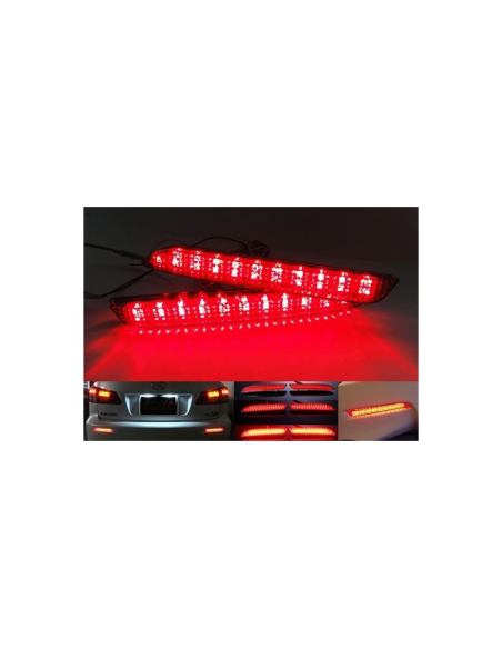 Kit 2 Fanali Posteriori A Led Rosso Lexus IS F GX470 RX300 Toyota Harrier Verso Avalon Matrix Sienna Venza