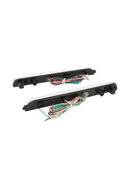 Kit 2 Fanali Posteriori A Led Trasparente Per Mazda 3 Axela BK Rear Bumper Tail Brake Reflector Light