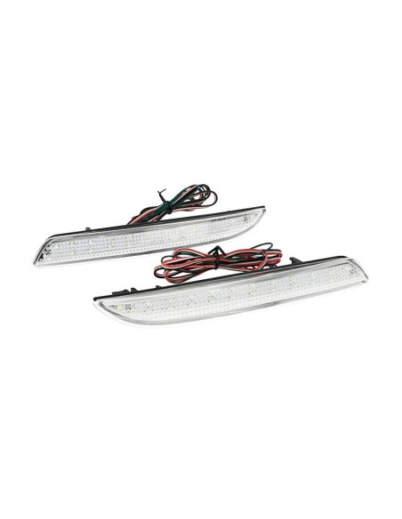 Kit 2 Fanali Posteriori A Led Trasparente Honda CR-Z ZF1 Jazz Insight Acura TSX Rear Bumper Reflector Light