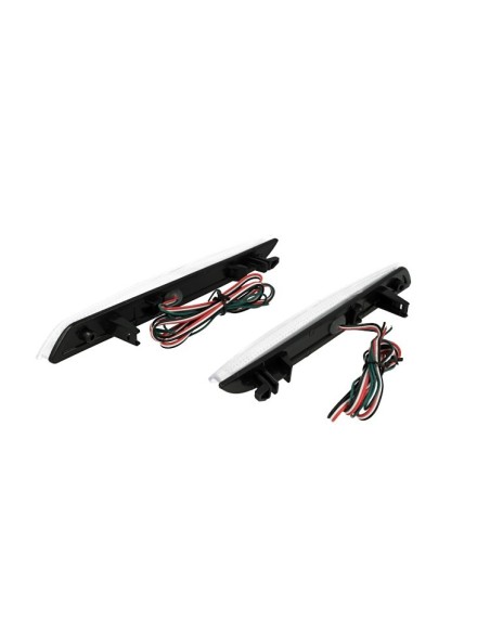 Kit 2 Fanali Posteriori A Led Trasparente Honda CR-Z ZF1 Jazz Insight Acura TSX Rear Bumper Reflector Light