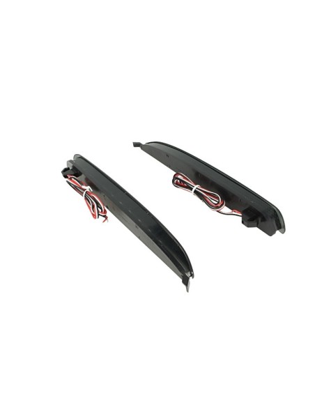 Kit 2 Fanali Posteriori A Led Nero Fume Per Mazda 6 Atenza GG Rear Bumper Reflector Tail Brake Light