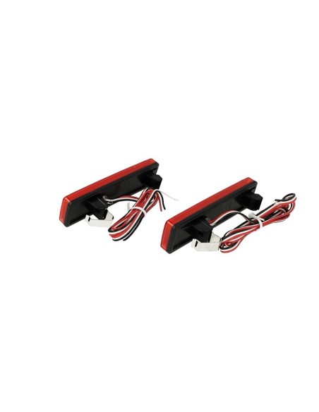 Kit 2 Fanali Posteriori A Led Rosso Per Opel Vauxhall Vivaro Movano Renault Master Trafic Nissan Primastar Sostituzione Catarifr