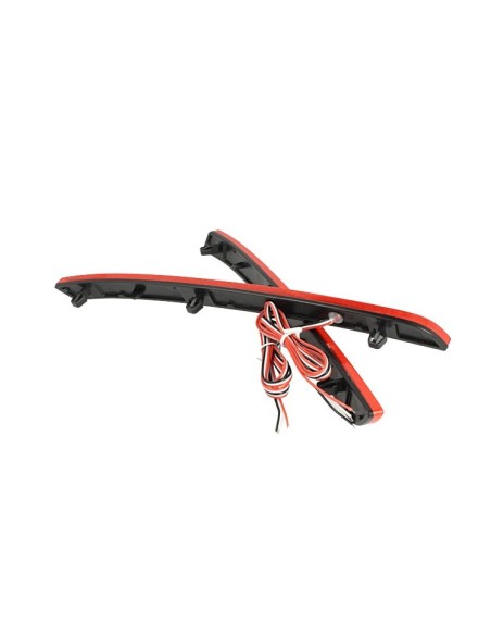 Kit 2 Fanali Posteriori A Led Rosso Per VW T5 Transporter Multivan 12-15 Caravelle 2014 Sostituzione Catarifrangente Riflettore 