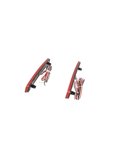 Kit 2 Fanali Posteriori A Led Rosso Per VW T5 Transporter Caravelle Multivan Sostituzione Catarifrangente Riflettore Originale