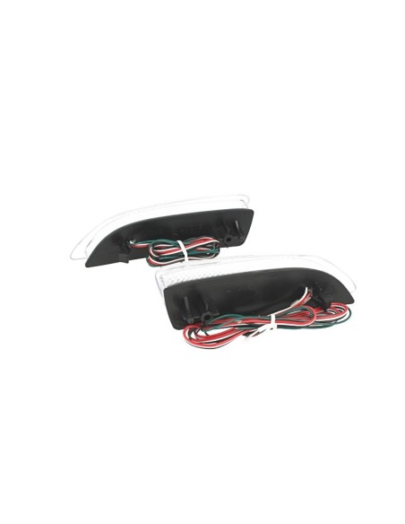 Kit 2 Fanali Posteriori A Led Trasparente Per Lexus CT 200h Toyota Corolla Sostituzione Riflettore Catarifrangente