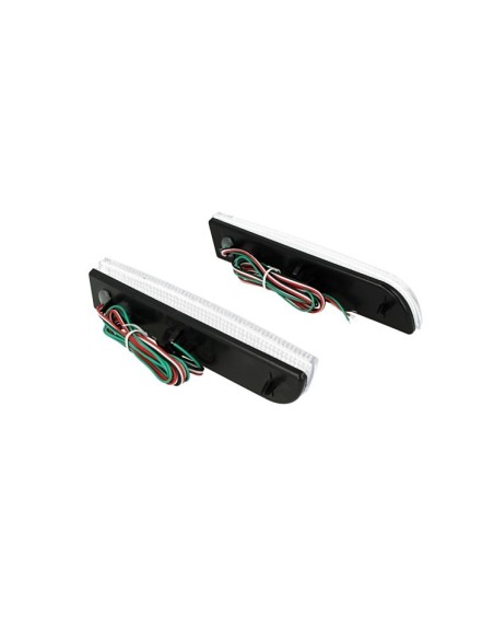 Kit 2 Fanali Posteriori A Led Trasparente Per Mitsubishi Lancer Outlander Sport RVR ASX