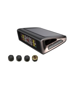 TPMS Wireless Pannello Solare Con 4 Sensori Esterni Per Privato Sistema Monitoraggio Pressione Pneumatici Digitale