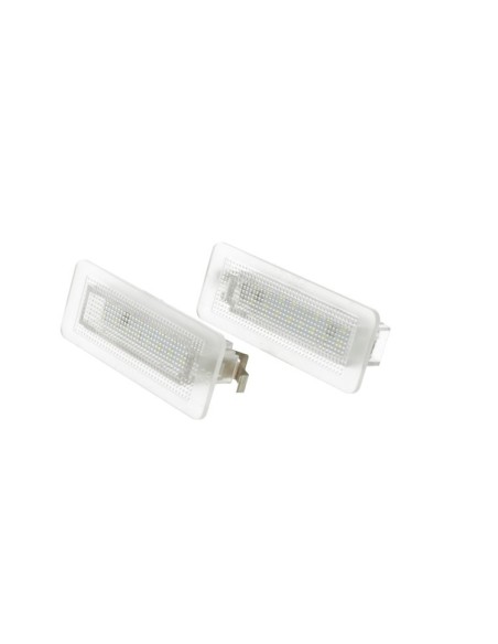 Kit Luci Targa Led Per Smart Fortwo W450 W451 W453 Canbus 12V 5W Bianco