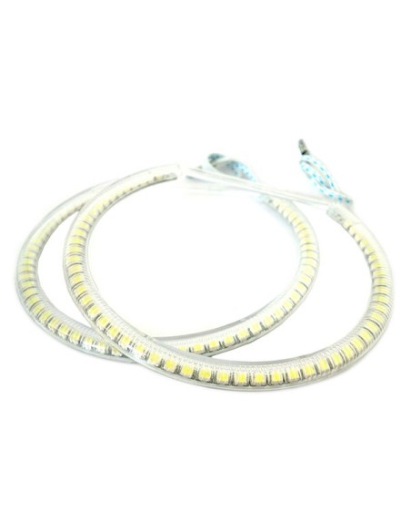 Coppia Angel Eyes Anello Led Semicerchio Diametro 106mm