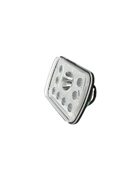Faro Led Truck Headlight Rettangolare 7 Pollici 55W 12V 24V Per Camion Con Luci Diurne DRL Led Omologato E9